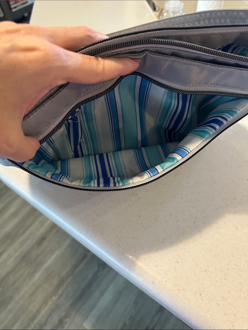 Lug Samba, light grey/blue stripes interior - Picture 8 of 10